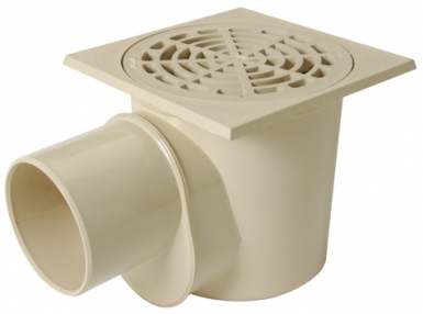 PVC SAND BASKET COURTYARD SIPHON - 200 MM SQUARE PLATE - OUTLET Ø M110 / F100. Your trusted shopping partner, DIAYTAR NIGERIA offers extensive selection with quick delivery options.