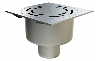 STAINLESS STEEL SIPHON 250 X 250 MM WITH VERTICAL OUTLET Ø 100 - WITH LOCK - SANDBLASTED FINISH. DIAYTAR NIGERIA makes luxury accessible with our affordable prices and dependable delivery service.