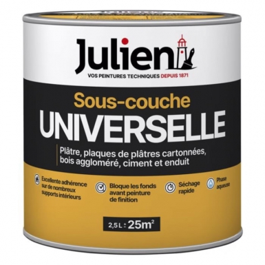 UNIVERSAL PAINT UNDERCOAT MATT WHITE - 2.5 L - JULIEN. DIAYTAR NIGERIA: Where affordable shopping meets reliable nationwide delivery in less than a week.