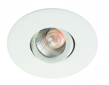 ADJUSTABLE RECESSED SPOT "NANO" TILT MATT WHITE 4W LED 3000K RA>90 240 LM 36° CL. III IP44. DIAYTAR NIGERIA: Where every Nigerian finds affordable products delivered within the week.