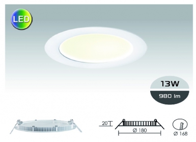 SPOT LED " FLAT 13 " ROND EXTRA-PLAT 13 W Ø 180 MM ÉP. 20 MM. Discover the perfect balance of price and convenience with DIAYTAR NIGERIA's nationwide e-commerce platform.