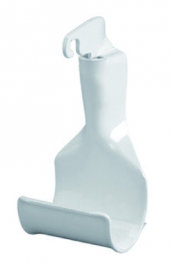 WARDROBE TUBE SUPPORT - LXWXH: 35X43X77 MM - WHITE. DIAYTAR NIGERIA: Your partner in affordable online retail with reliable delivery across the nation.