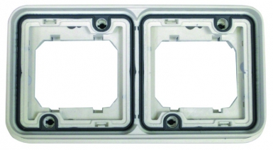 WHITE DOUBLE HORIZONTAL RECESSED SUPPORT. DIAYTAR NIGERIA: Where shopping dreams become reality with affordable prices and prompt shipping.