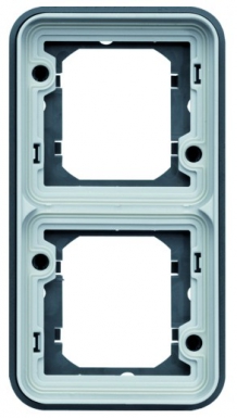 DOUBLE VERTICAL GREY RECESSED SUPPORT. Your shopping needs fulfilled through DIAYTAR NIGERIA's extensive selection and nationwide delivery.