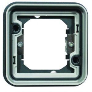 SINGLE WATERPROOF RECESSED SUPPORT IP55 DIM. 83X83X23 MM GREY. Unlock endless possibilities with DIAYTAR NIGERIA's affordable marketplace and reliable delivery service.
