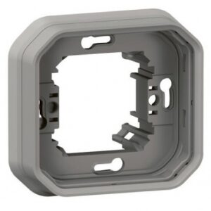 WATERPROOF PLATE SUPPORT FOR RECESSED MOUNTING 1 PLEXO POST - GREY. DIAYTAR NIGERIA makes luxury accessible with our affordable prices and dependable delivery service.