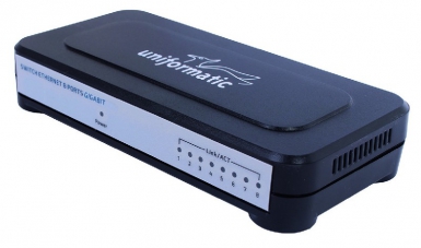 SWITCH DESKTOP 10/100/1000 GIGABIT 8 PORTS RJ45 FEMELLE. DIAYTAR NIGERIA: Connecting every Nigerian with quality products at prices everyone can afford.