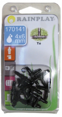 4X6 MM TEE - BLISTER PACK OF 10 PIECES. Shop with intention at DIAYTAR NIGERIA, offering thousands of products delivered nationwide in days.