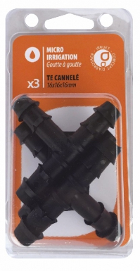16X16 MM FLUTED TEES - BLISTER PACK OF 3 PIECES. Transform how you shop with DIAYTAR NIGERIA's vast selection and budget-friendly delivery options.