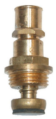 BRASS TAP HEAD WITH INLET COVER - 20X27 THREAD. DIAYTAR NIGERIA brings the market to your fingertips with affordable prices and prompt delivery service.