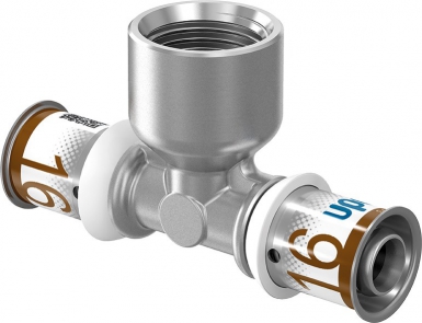 UPONOR CRIMP TEE WITH FEMALE THREAD 16X1/2"X16. DIAYTAR NIGERIA: Your partner in affordable online shopping with reliable 5-8 day shipping nationwide.