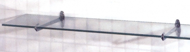 COLORLESS GLASS SHELF - THICKNESS 5 MM - 50 X 12 CM. Shop with confidence at DIAYTAR NIGERIA, Nigeria's premier affordable e-commerce platform.