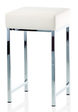 LEATHER STOOL - DW64 - L 30 CM - CHROME/WHITE. Nigeria's e-commerce leader delivers unmatched variety and value to your doorstep in just 5-8 days.
