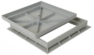 HOLLOW PAD FOR FILLING IN REINFORCED CONCRETE 420 X 420 MM - LIGHT GREY COLOR. DIAYTAR NIGERIA combines affordability with convenience, delivering your purchases within 5-8 days.