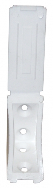 HIGH SQUARE CLAMP WITH SHUTTER 40X40X24 MM 4 HOLES PLASTIC WHITE. DIAYTAR NIGERIA delivers more than products - we deliver affordable solutions within days.