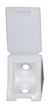 SINGLE SQUARE CLAMP WITH SHUTTER 24X24X24 MM 2 HOLES PLASTIC WHITE. DIAYTAR NIGERIA brings the marketplace to your home with budget-friendly prices and nationwide delivery.