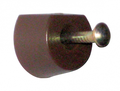 BROWN PLASTIC NAIL SHELF PEGS BLISTER PACK OF 12. DIAYTAR NIGERIA: Where every click leads to affordable purchases delivered promptly to your door.