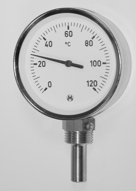 RADIAL DIAL THERMOMETER Ø 80 MM - GRAD. 0/120°C - PLUNGER LENGTH 45 MM - SOCKET Ø 1/2". DIAYTAR NIGERIA brings the market to your fingertips with affordable prices and swift delivery services.