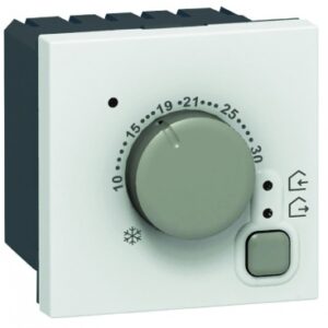 MOSAIC ELECTRONIC ROOM THERMOSTAT 2 MODULES WITH 230V~ 50HZ OR 60HZ POWER SUPPLY - WHITE. Your everyday shopping destination, DIAYTAR NIGERIA offers quality and value delivered within days.