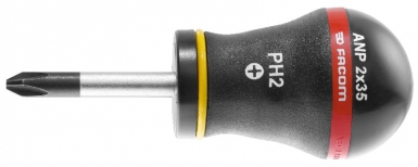 SHORT ERGONOMIC BI-MATERIAL SCREWDRIVER FOR PHILLIPS CROSS-SHAPED SCREWS - LENGTH 91 MM - ATP2X35. Experience the convenience of one-stop shopping with