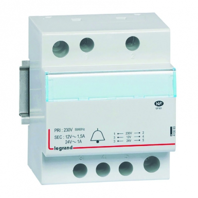 TRANSFORMER FOR RINGER 230V TO 24V TO 12V - 24VA TO 18 VA - 4 MODULES. DIAYTAR NIGERIA: Your gateway to affordable online retail with reliable delivery within the week.