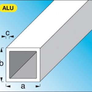 RAW ALUMINIUM SQUARE TUBE DIM. 30 MM THICKNESS 2 MM LENGTH 2 M. DIAYTAR NIGERIA brings a world of products to your fingertips with affordable prices and quick delivery.