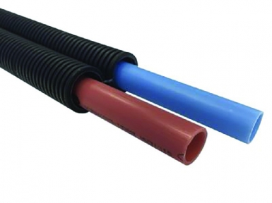 TUBE PER DUO 12 PRE-SHEATHED DOUBLE BLUE AND RED - Ø 10X12 MM - BLACK SHEATH - LENGTH 100 M. Find everything you need at prices you'll love with DIAYTAR NIGERIA's comprehensive e-commerce platform.