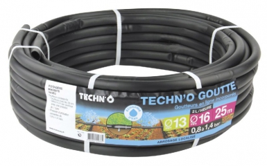 BLACK TECHN'O DRIPPER PIPE INLINE DIAMETER 13X16 MM - 2 L/H DRIPPERS - 25 M. Discover a new way to shop with DIAYTAR NIGERIA's comprehensive marketplace and quick delivery options.