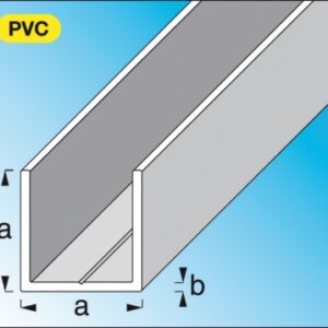 U CARRÉ PVC ( RIGIDE ) BLANC DIM. AXB : 7,5X1,0 MM LG. 1 M. DIAYTAR NIGERIA: Your partner in affordable online shopping with dependable delivery within 8 days.