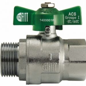 BALL VALVE BUTTERFLY LEVER MF - THREAD 12X17 - PN40 "NF". DIAYTAR NIGERIA: Where convenience meets affordability with delivery across Nigeria in under 8 days.