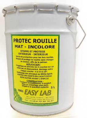 COLORLESS PROTECTIVE RUST VARNISH INTERIOR / EXTERIOR – MAT – 5 L. Shop without boundaries at DIAYTAR NIGERIA, offering affordable products with convenient delivery times.