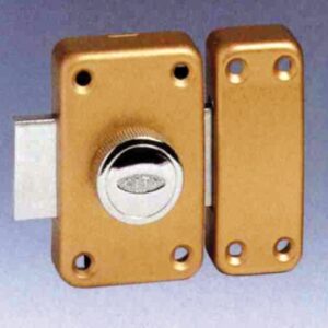 "CITY 25" LOCK WITH GOLD BRONZE BUTTON, "WOOD" STRIKE PLATE CYLINDER Ø 23 MM L. 60 MM 3 KEYS. Navigate through thousands of products at pocket-friendly prices with DIAYTAR NIGERIA's easy-to-use platform.