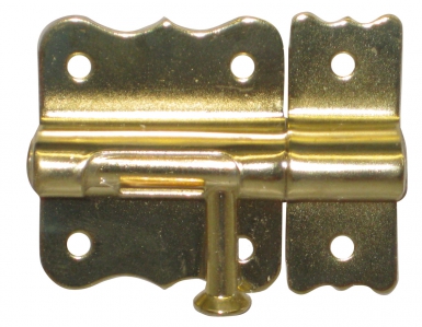 ROUND BOLT LOCK BRASS-PLATED STEEL WIDTH 45 MM BLISTER. DIAYTAR NIGERIA brings the joy of affordable shopping to your fingertips with delivery in less than 8 days.