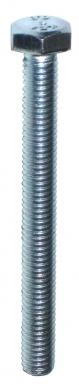 METAL SCREWS HEXAGONAL HEAD ZINC PLATED STEEL. CL6.8 THREAD. TOTAL Ø 12 LG. 80 MM PACK OF 50. DIAYTAR NIGERIA transforms dreams into deliveries with our affordable prices and 5-8 day shipping.