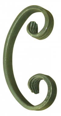 FORGED VOLUTE "C" FLAT IRON 14X6 MM HEIGHT 150 MM L 80 MM 0.265 KG. Shop with ease at DIAYTAR NIGERIA, Nigeria's premier e-commerce platform offering budget-friendly shipping.