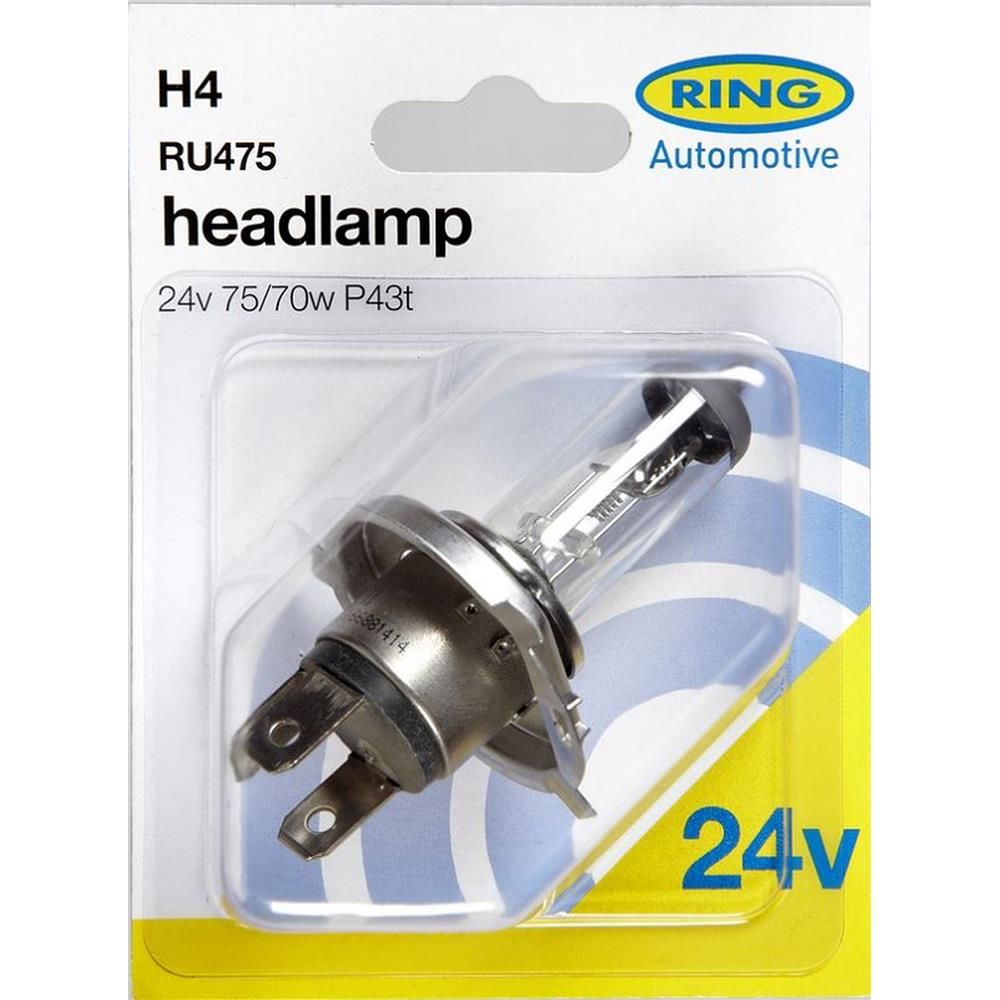 1 ampoule h4 24v 75/70w p43t (blister) ring. Shop with confidence at DIAYTAR NIGERIA, offering extensive product variety with nationwide delivery.