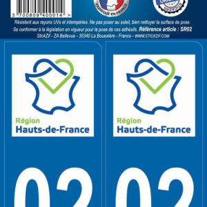 2 stickers region department 02 Hauts de France. DIAYTAR NIGERIA transforms how Nigerians shop with our affordable prices and dependable shipping times.