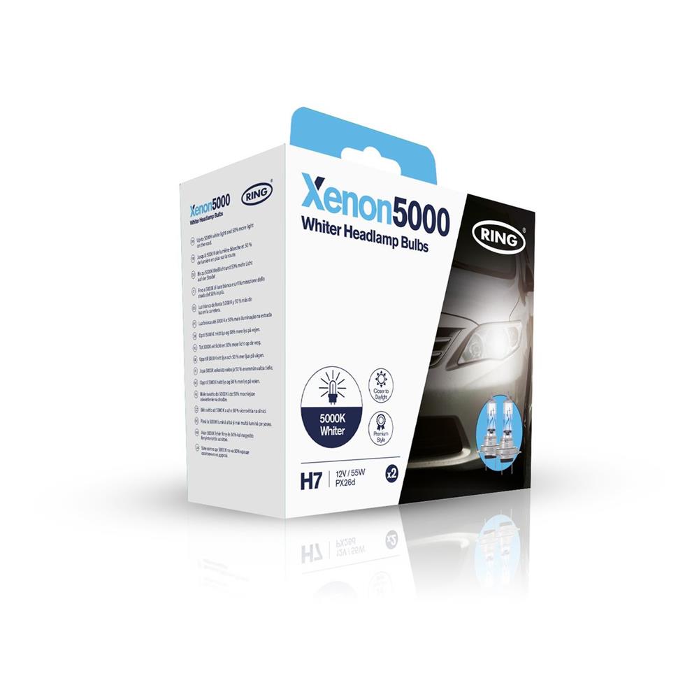2 ampoules h7 12v 55w xenon5000 haute perf (blister) ring. Shop from Nigeria's largest product selection at DIAYTAR, with budget-friendly prices and swift delivery.