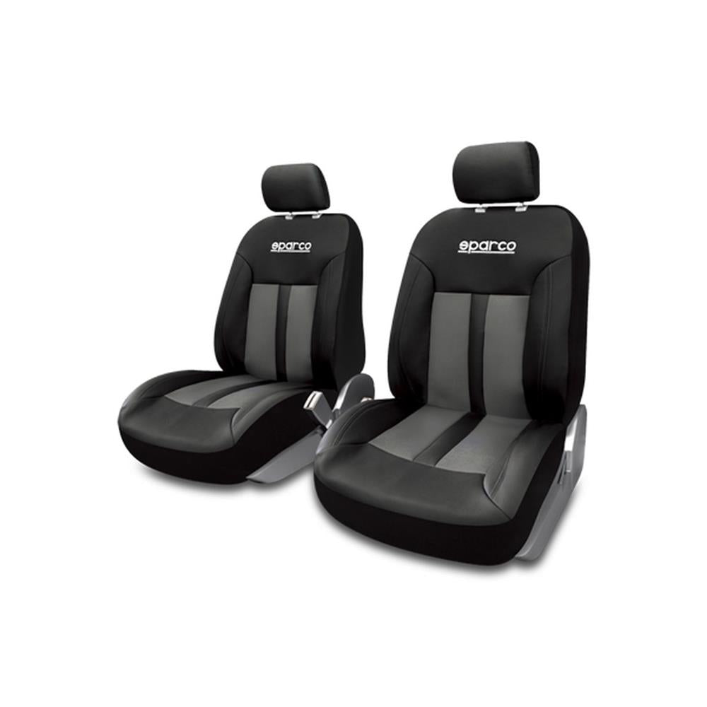 2 covers s line sparco gray/black. DIAYTAR NIGERIA brings affordable products to every doorstep with our reliable 5-8 day shipping.