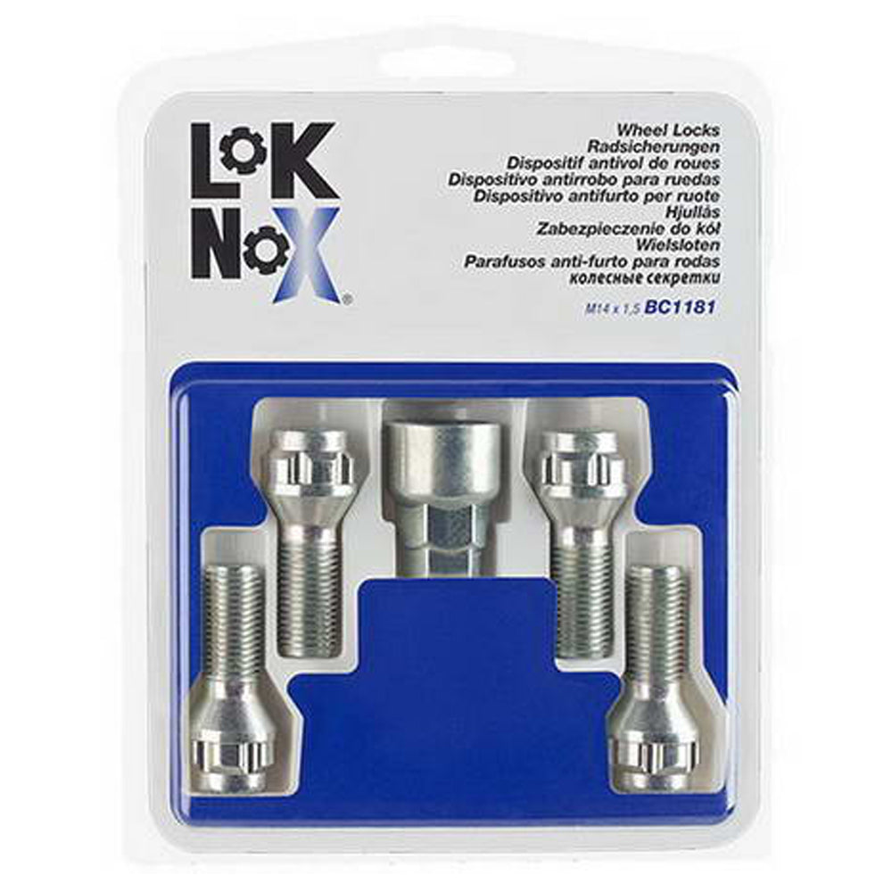 4 loknox anti-theft screws m14x1.5/ 60°/ long. 30mm/ ø17/19mm. DIAYTAR NIGERIA redefines convenience with our vast product selection and swift nationwide delivery.