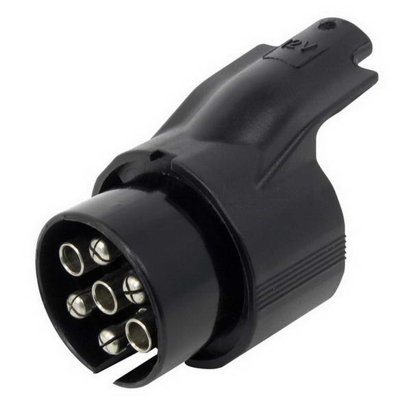 7/13 pin 12v trailer socket adapter. DIAYTAR NIGERIA: Nigeria's answer to affordable online shopping with reliable 5-8 day delivery guarantee.