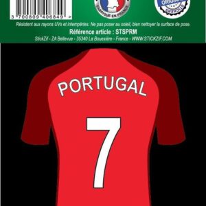 Portugal football jersey sticker x1 z. Experience shopping freedom with DIAYTAR NIGERIA's vast catalog and nationwide 5-8 day shipping.