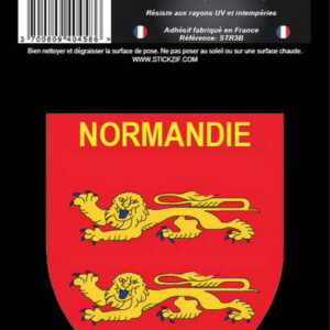 Normandy regional coat of arms sticker x1. Your one-click solution to affordable shopping, DIAYTAR NIGERIA delivers quality products nationwide.