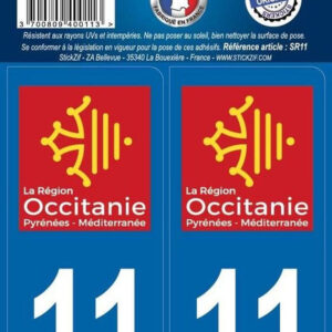 Stickers region department 11 occitanie x2. Shop from Nigeria's largest product selection at DIAYTAR, with budget-friendly prices and swift delivery.