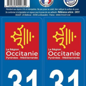 Stickers region department 31 occitanie x2. Discover endless possibilities with DIAYTAR NIGERIA's comprehensive catalog and reliable delivery service.