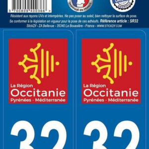 Stickers region department 32 occitanie x2. Your shopping dreams realized through DIAYTAR NIGERIA's affordable platform with reliable delivery times.