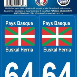 Stickers region department 64 Basque country / Basque country x2. DIAYTAR NIGERIA brings the market to your screen with thousands of affordable products delivered to your door.
