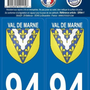 Stickers region department 94 val de marne x2. DIAYTAR NIGERIA: Your partner in affordable shopping with nationwide delivery in just 5-8 days.