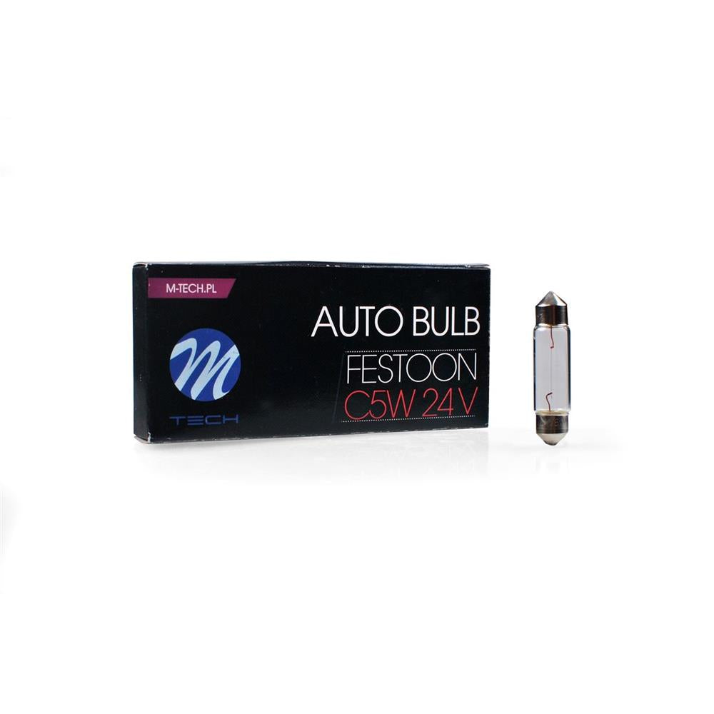 Ampoules halogenes c5w sv8.5 (41mm) 24v 5w (boite de 10) mtech. DIAYTAR NIGERIA makes quality accessible with our diverse product range and dependable delivery service.