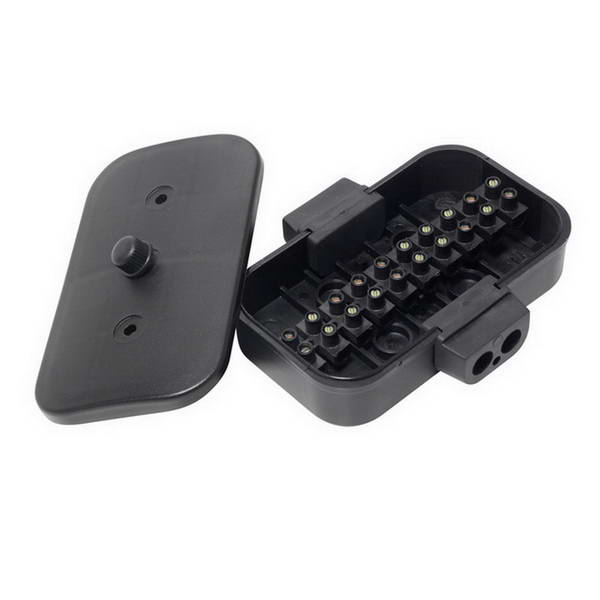 Black waterproof PVC connection box for 12V cables 10pcs. DIAYTAR NIGERIA delivers more than expected with our extensive catalog and 5-8 day delivery service.